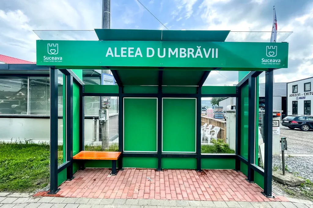 Stație autobuz Aleea Dumbrăvii - Suceava